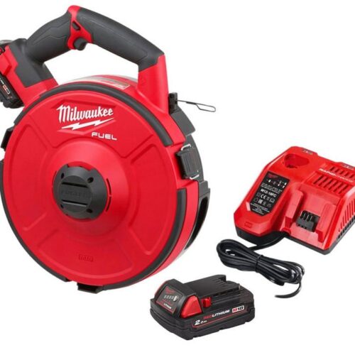 Milwaukee - M18 FUEL™ M18FPFT-202 Dispozitiv Trăgător Cabluri Electrice cu Acumulator 18V, AUTO-RUN™, 2x2.0Ah