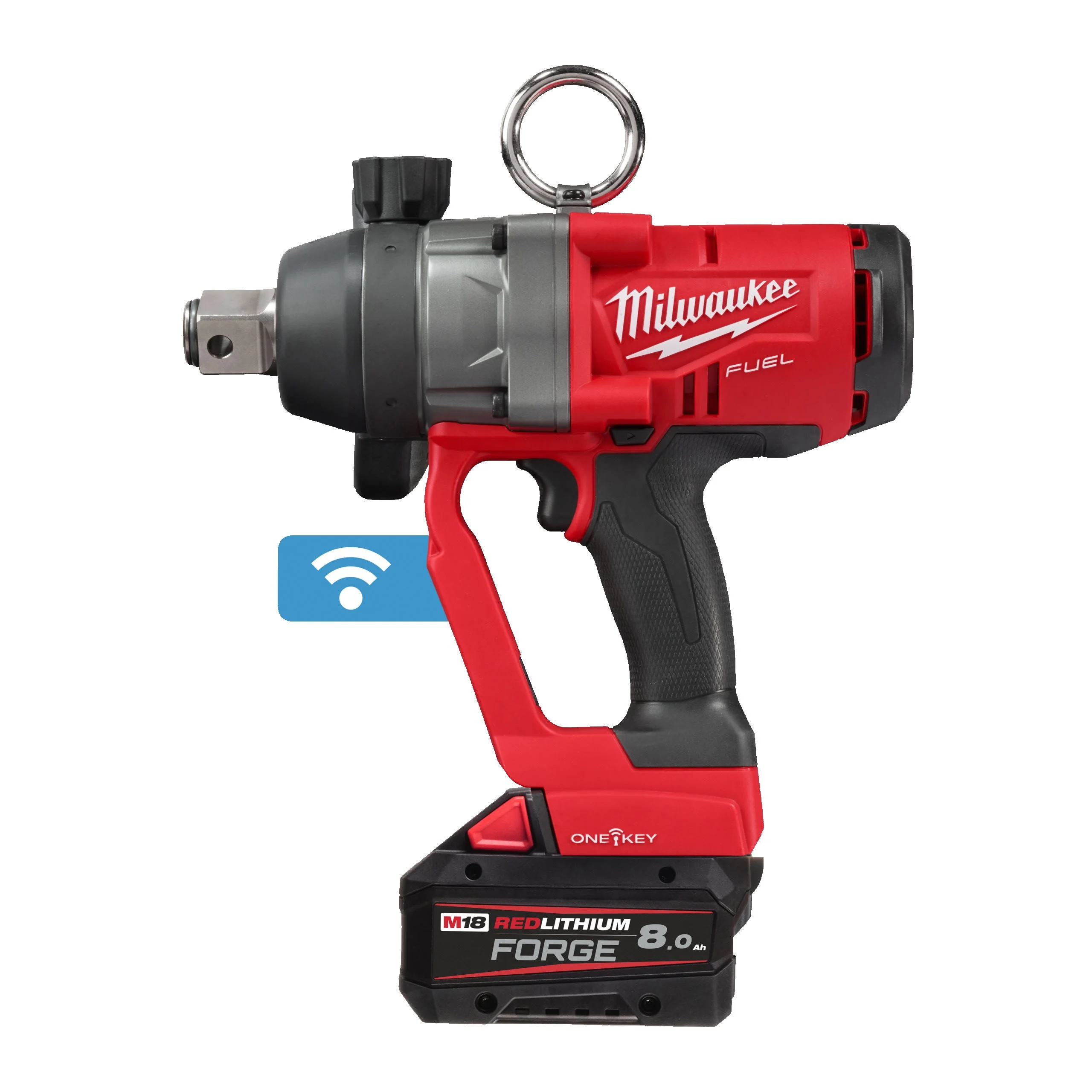 Milwaukee M18 FUEL ONE-KEY™ Cheie de impact 1″ – cuplu ridicat 2033 Nm, profesională heavy-duty - imagine 8