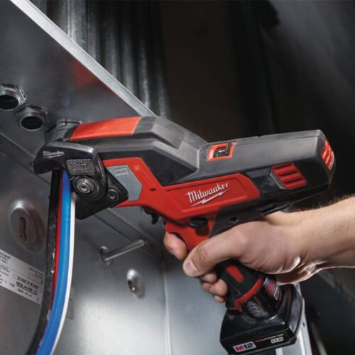 Milwaukee - M12 Mașină de Tăiat Cabluri Subcompactă 12V – Debitare până la Ø32 mm, 0–500 rpm