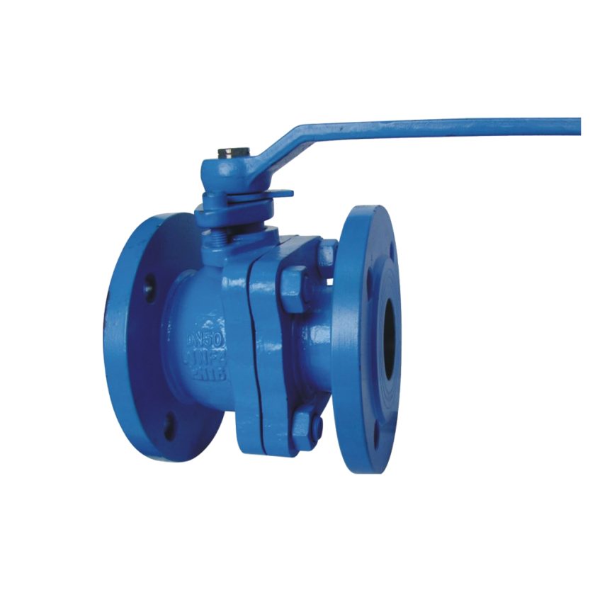 YT001-013 Robinet cu Sferă DN80 PN16 Fontă cu Flanșe – Bilă Inox, Industrial