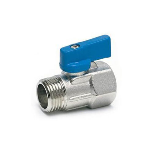 YT001-020 Robinet de Trecere cu Sferă Alamă Cromată Fluture – Filetat, Apă și Fluide Neagresive