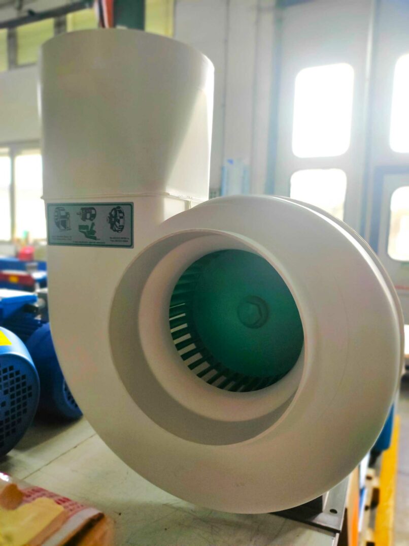 Ventilatoare centrifugale din polipropilenă – Rezistență maximă la coroziune